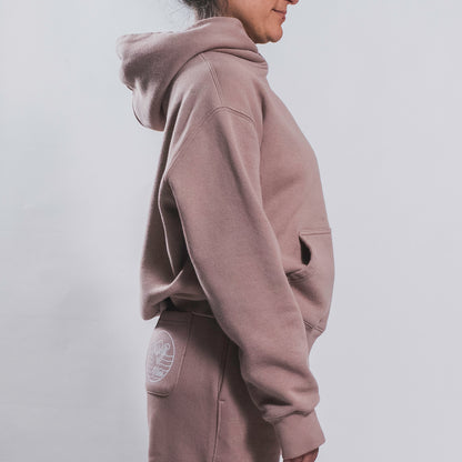 Women's Gooder Hoodie – Hazy Pink | Way Gooder Vibes